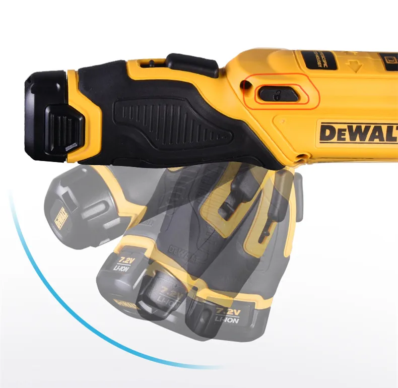 DEWALT DCF680 7.2 فولت مفك كهربائي قابلة للشحن مثقاب ليثيوم صغير السرعة