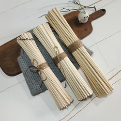 50pcs Dia 3mm/4mm/5mm Natural Rattan Sticks For Home Fragrance Reed Diffuser Refill Sticks 10/18.5/22/24/25/30cm Reed Sticks