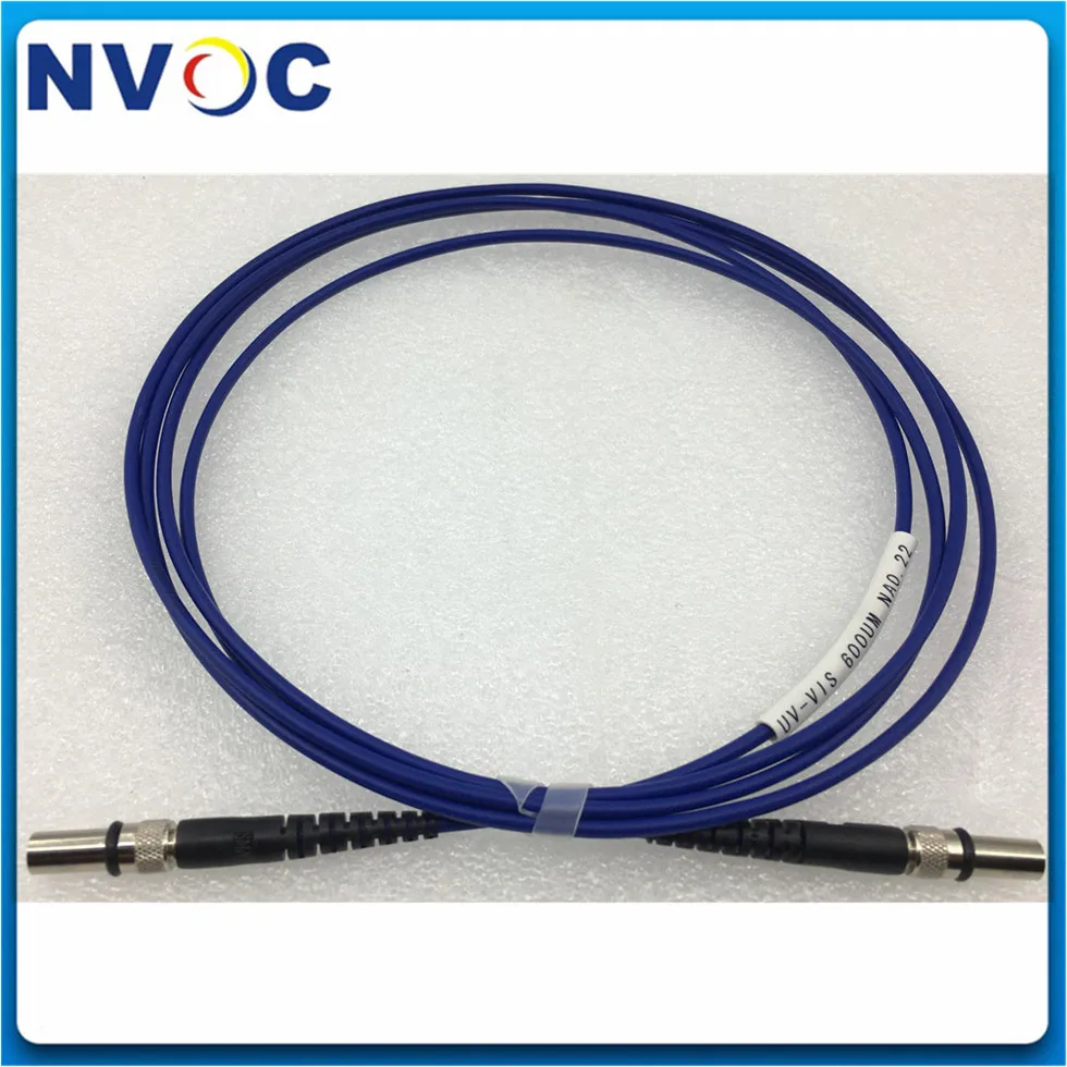 SMA905-SMA905 Optimized Quartz Metal Fiber 600/800um,200-1200nm,NA:0.22,3.0mm 1M Blue PVC Armored Fiber Optical Patch Cord Cable