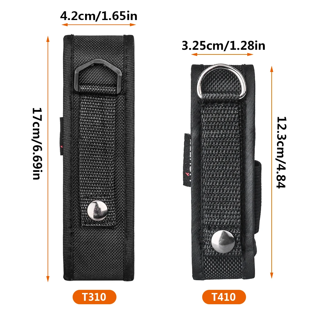 Tactical Flashlight Pouch Molle LED Torch Holster Belt Bag Outdoor Hunting Climbing Camping Flashlight Case Battery Holder