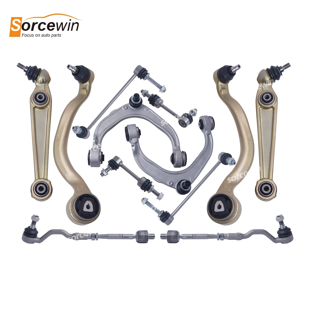 Auto Parts Car Front Suspension Parts 12 Pcs Control Arms Kit Ball Joint Assembly For BMW X5 X6 E70 XDrive 35i 50i 31126771893