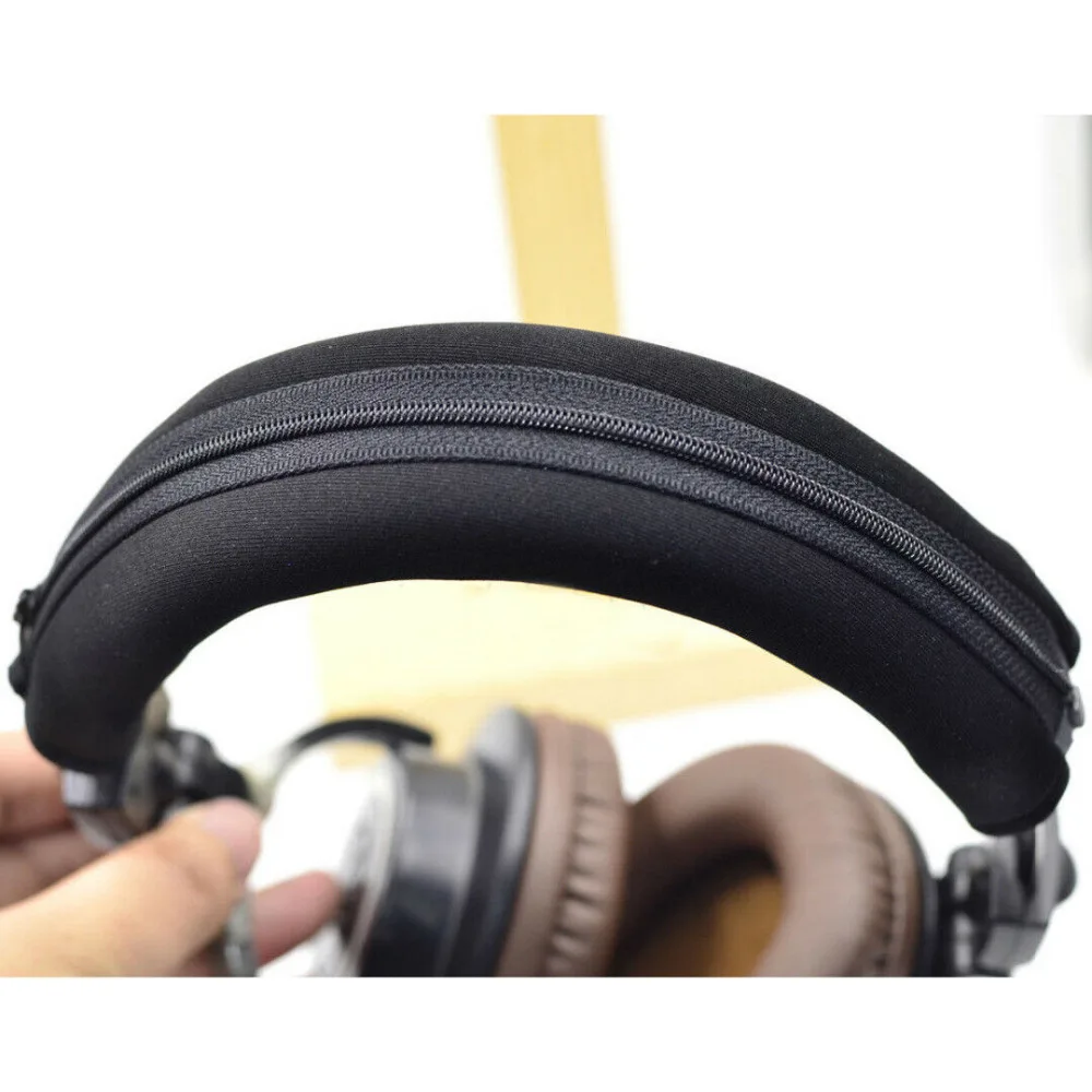 Protector de auriculares con cremallera, diadema para Audio Technica ATH MSR7, M20, M30, M40, M40X, M50X, SX1, accesorios para auriculares