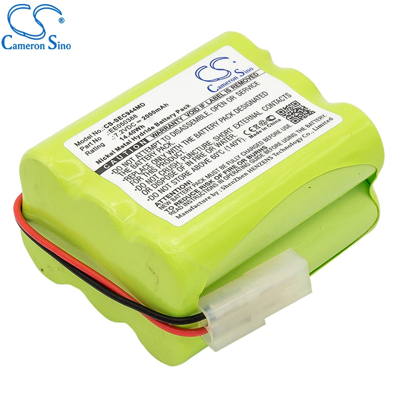 CameronSino Battery for Seca 645 665 682 757 fits Seca 68 22 12 721 009 Medical Replacement battery 2000mAh/14.40Wh 7.20V Ni-MH