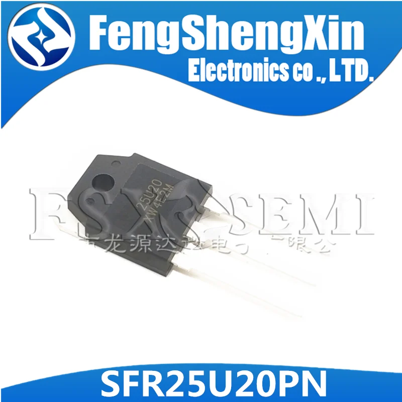 

5pcs SFR25U20PN 25U20 TO-3P Quick recovery diode inverter welder