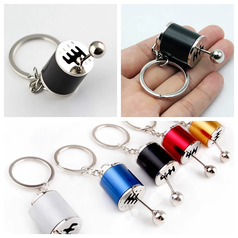 Creative gift car metal keychain turbo gear hub pendant brake disc shock absorber Pendant