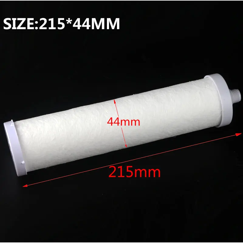 8นิ้วผ้าไหมฟันผ้าฝ้ายPpเครื่องกรองน้ำตะกอน5ไมครอนกรองน้ำ1/4 "กรองความยาว215มม.
