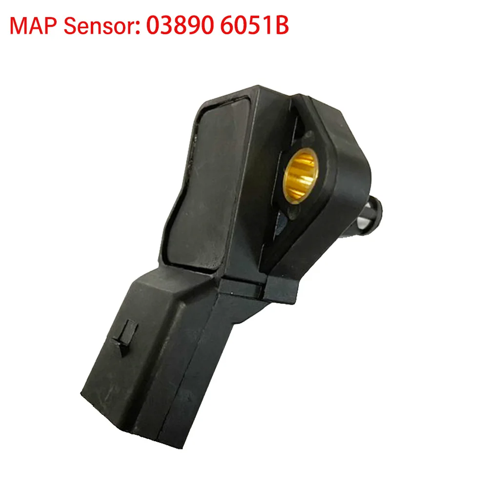 MAP Sensor 038906051B Manifold Absolute Turbo Intake Air Boost Pressure Sensor 2.5Bar 0281002399 for Jetta Skoda Audi VW Seat