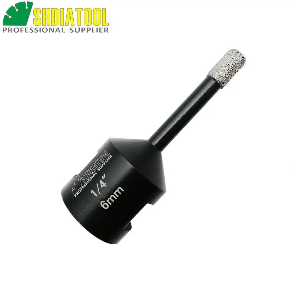 2pcs/set Vacuum brazed diamond Dry drilling bits with 5/8-11 connection Drill bits Diameter 6mm+8mm(1/4"+5/16")