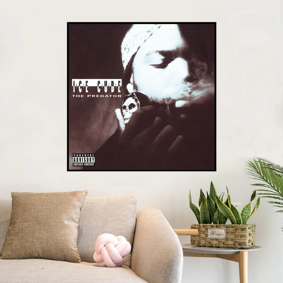 The Predator Ice Cube Rap Music Album Cover Poster Print Art Canvas Painting Wall Living Room Home Decor (No Frame)
