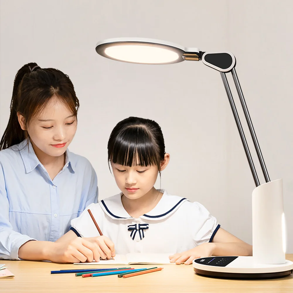Home Indoor Lighting Led Eye Protection Students Learning Children'S Desk Bedside US Plug-In Country AA Level 20W Desk Lamp