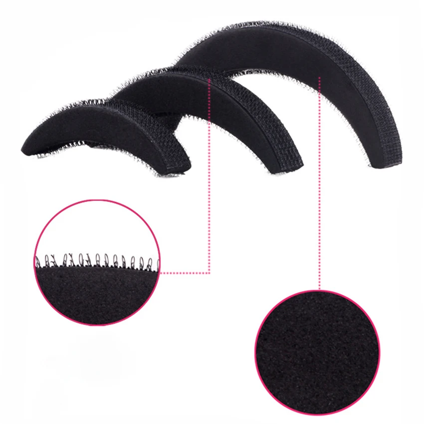 3 قطعة/المجموعة الإسفنج النايلون مشبك شعر أغطية الرأس الانفجارات دبابيس الشعر تصفيف الشعر ، لتقوم بها بنفسك تصفيف غطاء الرأس باريت الشعر