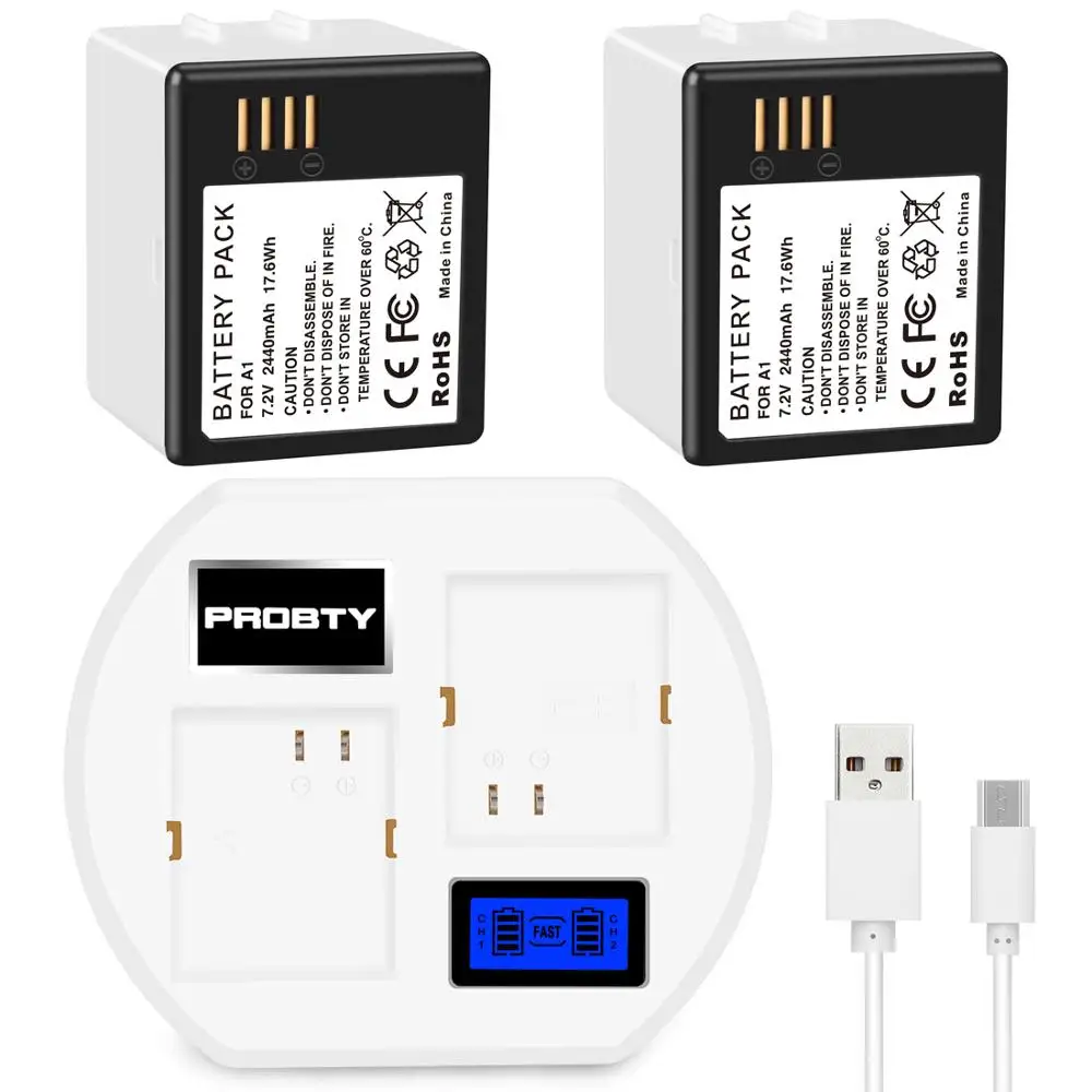 7.2V 2440mAh for Netgear Arlo Pro new lithium-ion rechargeable battery pack + battery charger with LCD display charging, replace