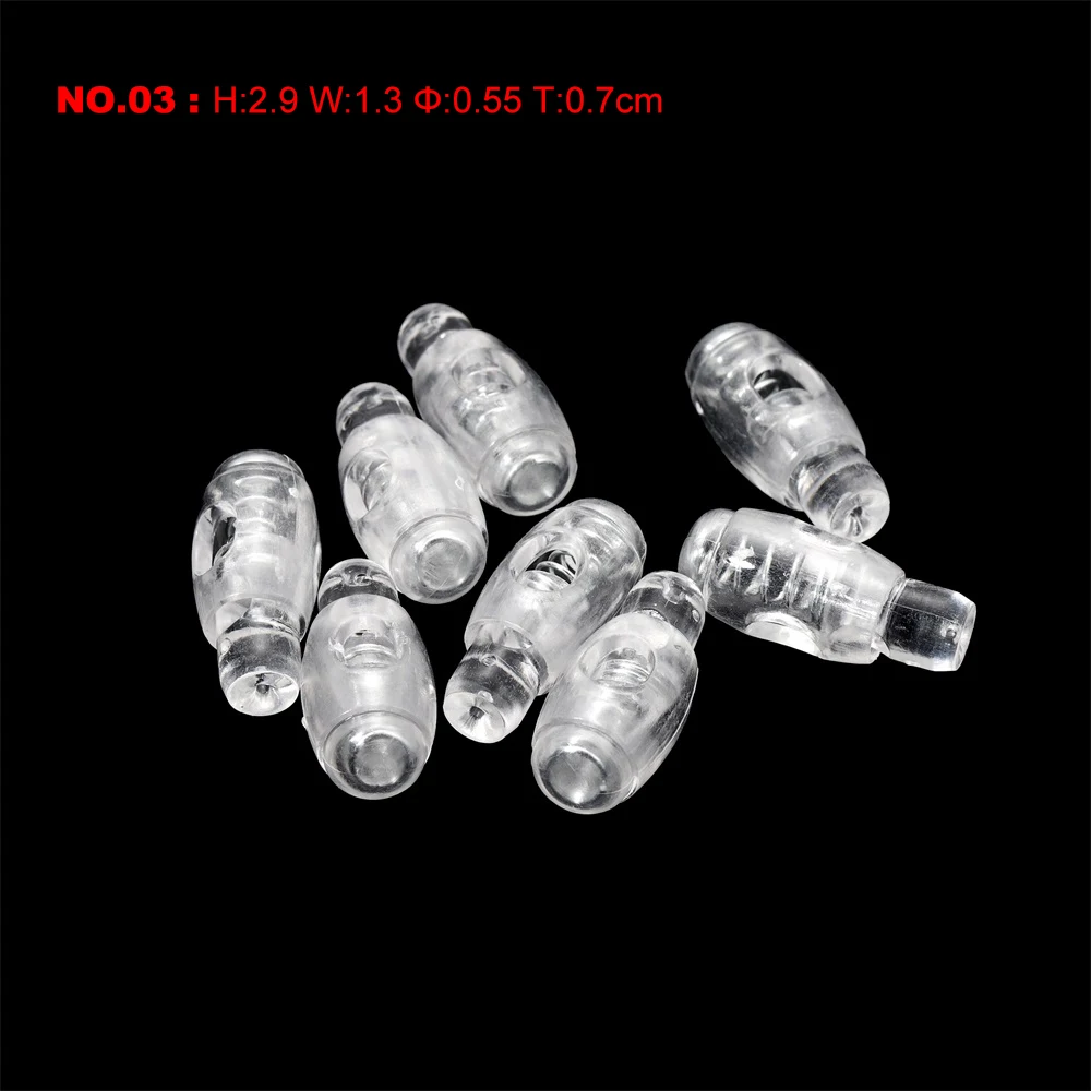 10pcs Cord Lock Plastic Stopper for DIY Jewellery Making