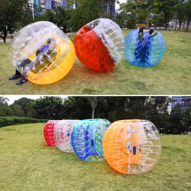 Free Shipping 1.0mm TPU Inflatable Zorb Ball 1.5m Bubble Soccer Ball Air Bumper Ball Bubble Football For Adults