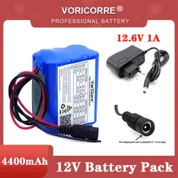 VariCore 12 v 4.4 Ah 4400mAh 18650 akumulatory 12 V z BMS bateria litowa płyta ochronna + ładowarka 12.6V 1A