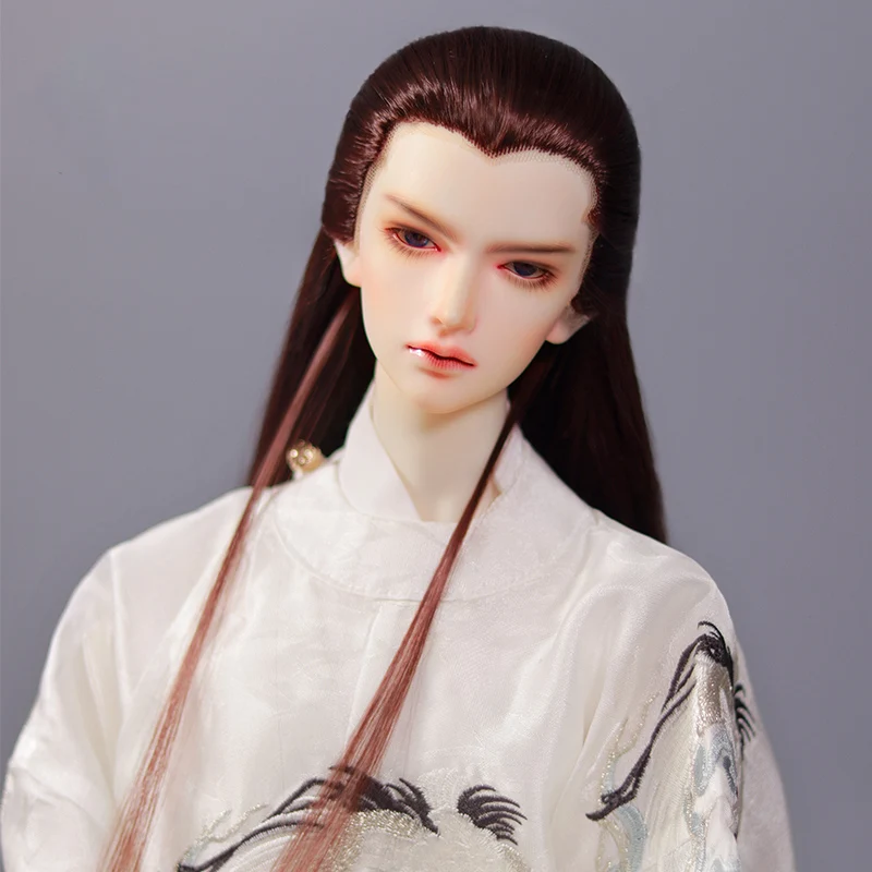 

1/4 1/3 парик BJD, древний костюм Hanfu, длинные волосы, винтажные базовые парики самурая для BJD/SD SSDF, аксессуары для кукол Strong Uncle C120-B