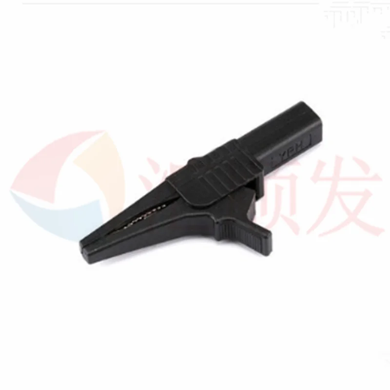 4mm socket pure copper test clip, large alligator clip, fully enclosed safety sheath, 32A high voltage electric clip