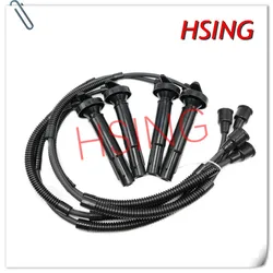 Ignition Cable Spark Plug Wire Set Fits For Subaru Impreza B20 1.6L ***Part No# 22451-AA781 22451-AA710 22451-AA661