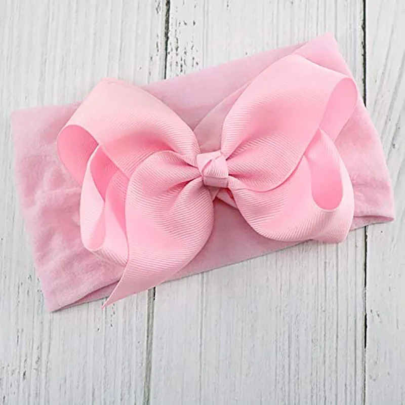 20PCS Soft Baby Headbands with 4.5 Inches Hair Bows Headwraps for Baby Girl Head Band Newborns Hair Accessories Hair Band