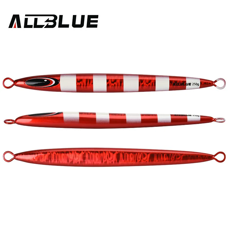 ALLBLUE SPY-C szybkość Jig metalowy przynęta wędkarska 250g/350g/500g Off Shore Super twarde pionowe Jigging łyżka wędkarskiego