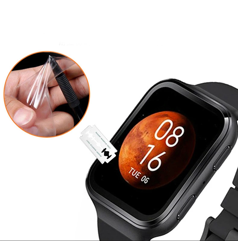 5 قطعة لينة بولي TPU واضح طبقة رقيقة واقية الحرس ل Ticwatch GTH الرياضة Smartwatch عرض كامل واقي للشاشة حماية غطاء