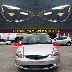 Car Headlamp Lens Light Caps For Honda Fit Jazz Hatchback 2003 2004 2005 2006 2007 Headlight Replacement Auto Shell Cover