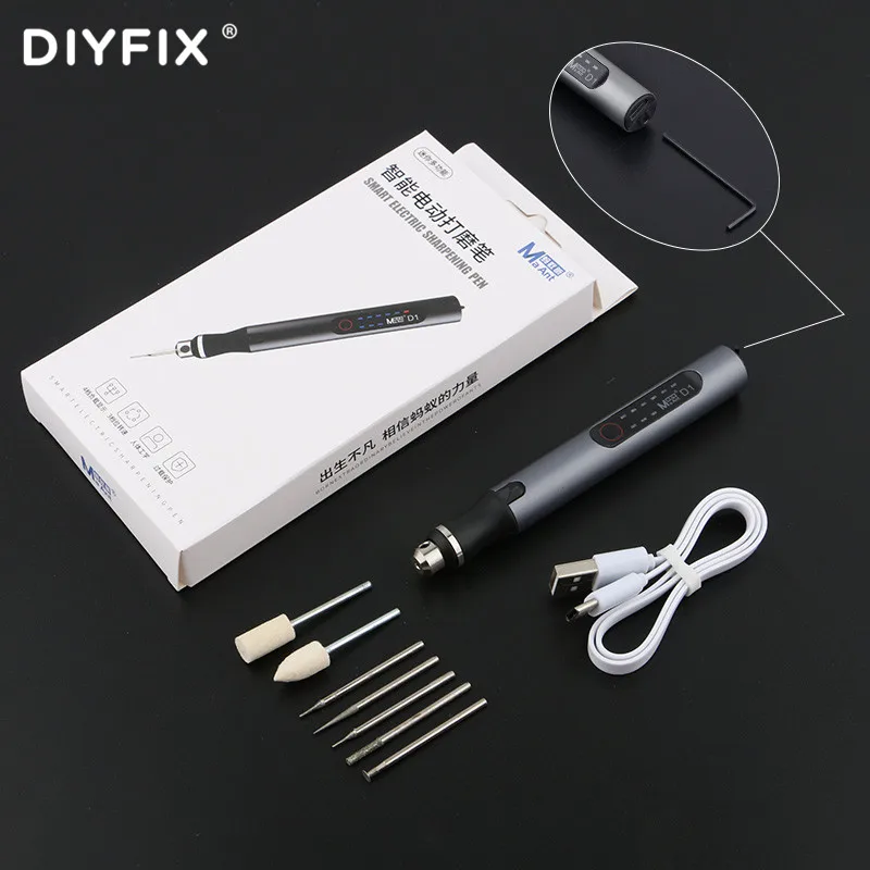 MA-Ant Mini smerigliatrice elettrica portatile ricaricabile penna per incisione utensile elettrico telefono CPU riparazione trapano lucidatrice
