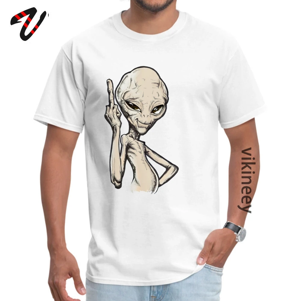 the Alien Tops T Shirt Prevalent O Neck Simple Style Rock Sleeve All Neet Student T-Shirt Funny Tee-Shirt