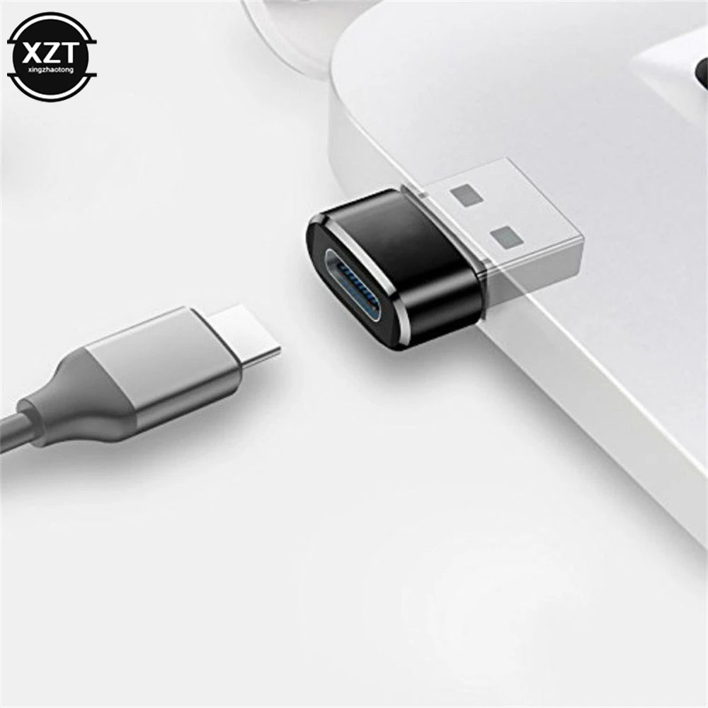 External To Type C Female OTG Connector Adapter USB 2.0 Male USB C Cable Mini Adapter For Macbook Samsung S20 USBC OTG Connector