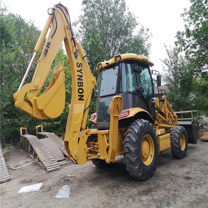 SYNBON  Excavator Backhoe Loader High Quality Excavation Loading Bucket