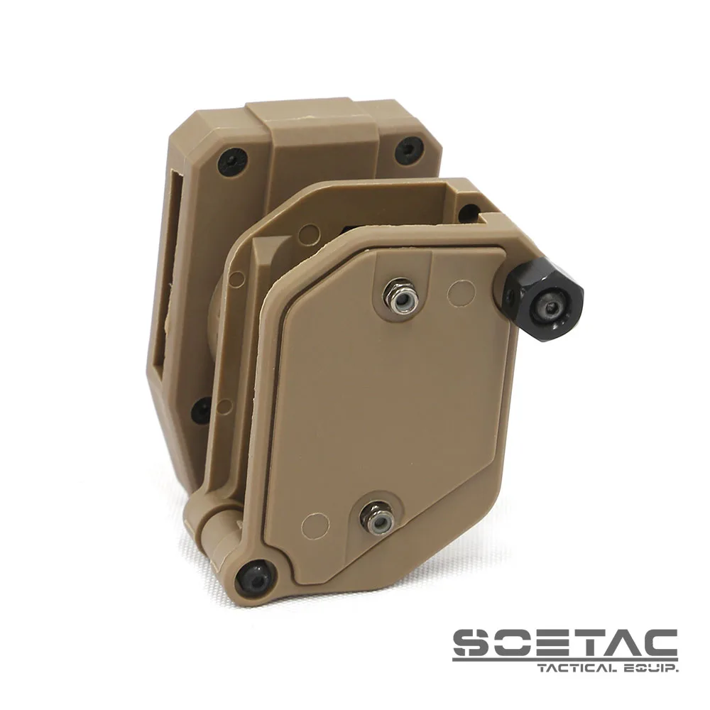 SOETAC  Competition High Speed 3x Multi-Angle Speed Magazine Pouch Mag Holster IPSC USPSA Fit Shooting Inner & Outer 1.5