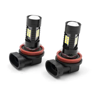 2 chiếc CANBUS Trắng Không có lỗi H8 H11 Đèn sương mù LED cho 09-17 VW Volkswagen Polo MK5 GTI Hatch 6R 61 61 Đèn LED LED Đèn lái 10 Bán hàng chính VW Polo 6R Farol - №6
