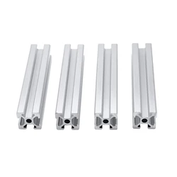 4pcs/lot 2020 Aluminum Profile Extrusion 100mm to 800mm Length Linear Rail 200mm 400mm 500mm for DIY 3D Printer Workbench CNC