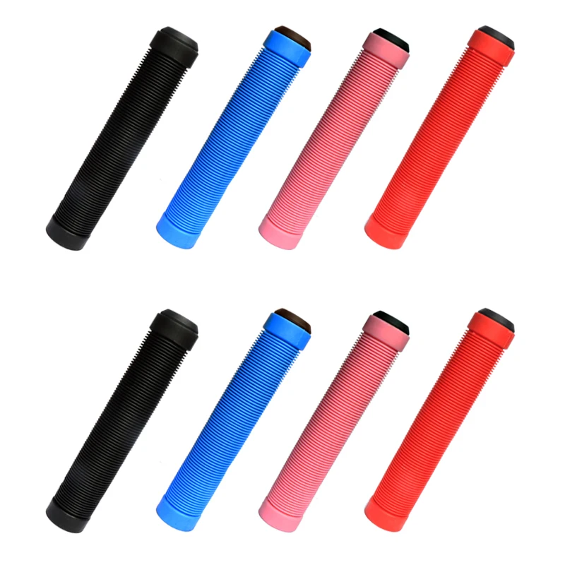 1Pair 170mm Pro Stunt Scooter Grips Soft Bike Handlebar Grips Anti-Slip Bicycle Grips For Kick Trottinett Cycling Griffe