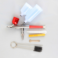 RIBO 131 Gravity Feed Trigger Type Dual Single Action Cup Replaceable Airbrush Pen Spray Air Brush Gun