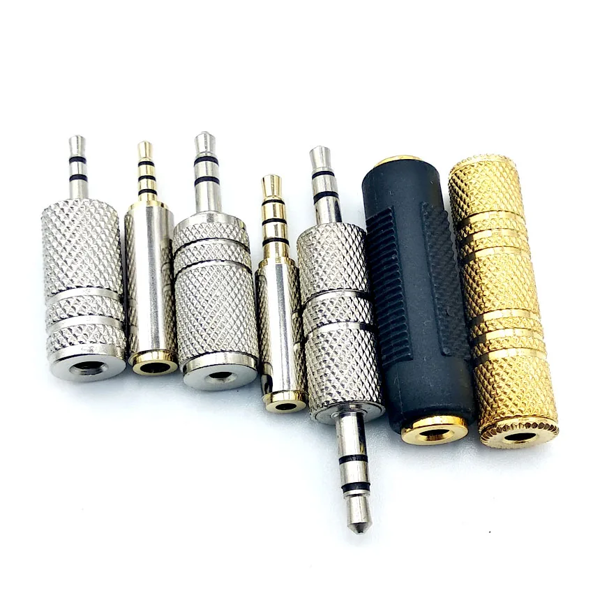 3Pcs Jack 3.5MM to 2.5 mm Audio Adapter 2.5mm Male to 3.5mm Female Plug Connector for Aux Speaker Cable Headphone Jack 3.5