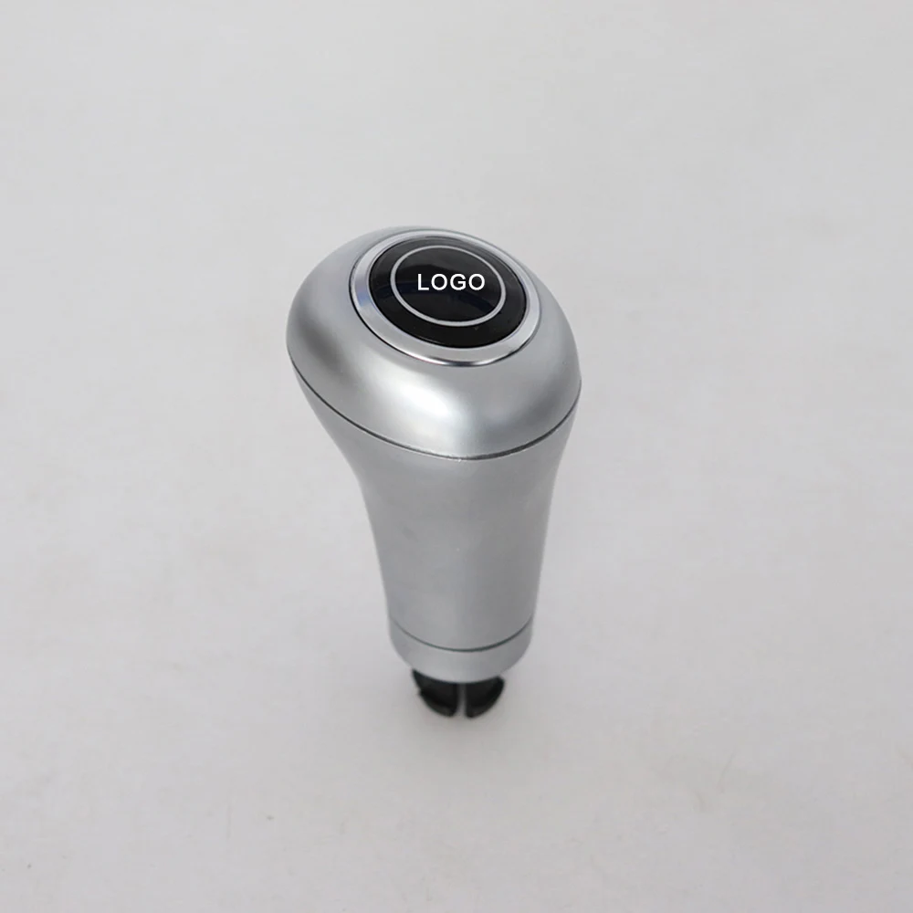 Automatic Gear Shift Knob Silver Plating Handball For Mercedes Benz W204 W211 C180 C200 Auto Accessories