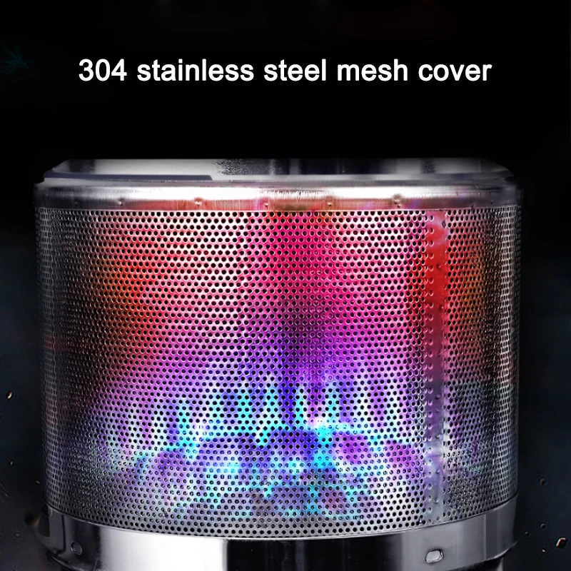 Aço inoxidável, commerciapatio aquecedor com saída de rodas, sistema de ignição eletrônica, base ponderada, portátil ao ar livre calor lam