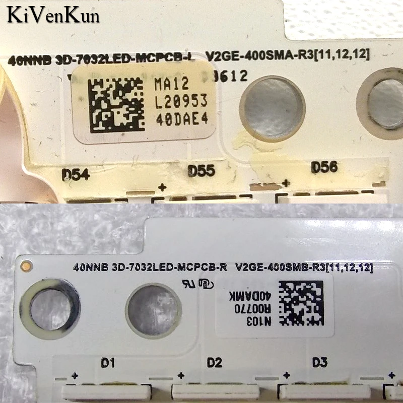 Imagem -02 - Faixas de Luz Led para Retroiluminação de tv Faixas Lineares 40nnb e Led para Samsung 3d