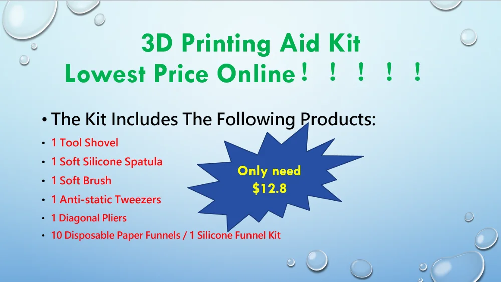 광자 SLA/DLP3D 인쇄 디버링 청소 도구 키트, 족집게, 도구 주걱, 대각선 펜치, 실리콘 소프트 주걱, 10 개 깔때기