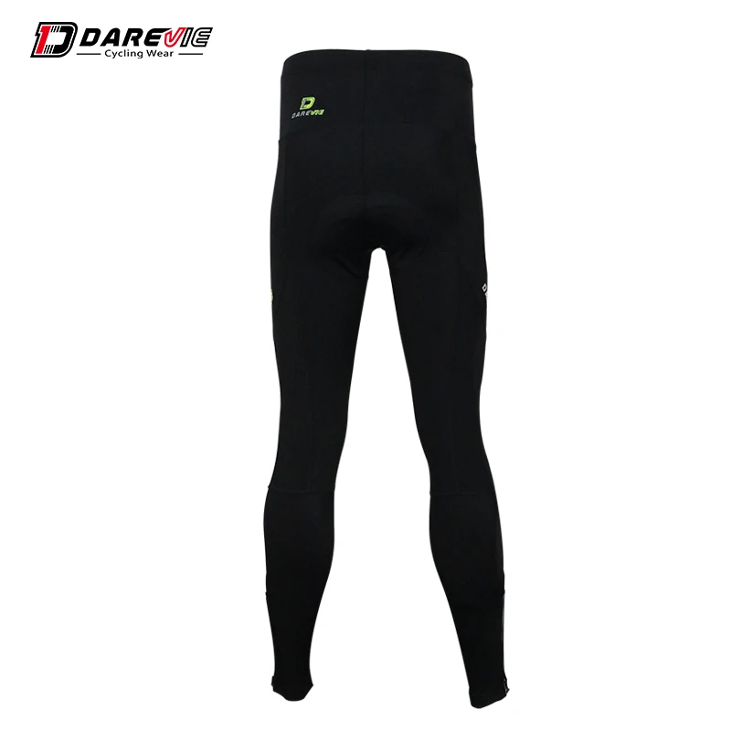 DAREVIE – pantalon de cyclisme pour hommes, respirant, avec coussin de Gel 3D, 6 heures, Long, avec fermeture éclair, pour vtt, vélo sur route,