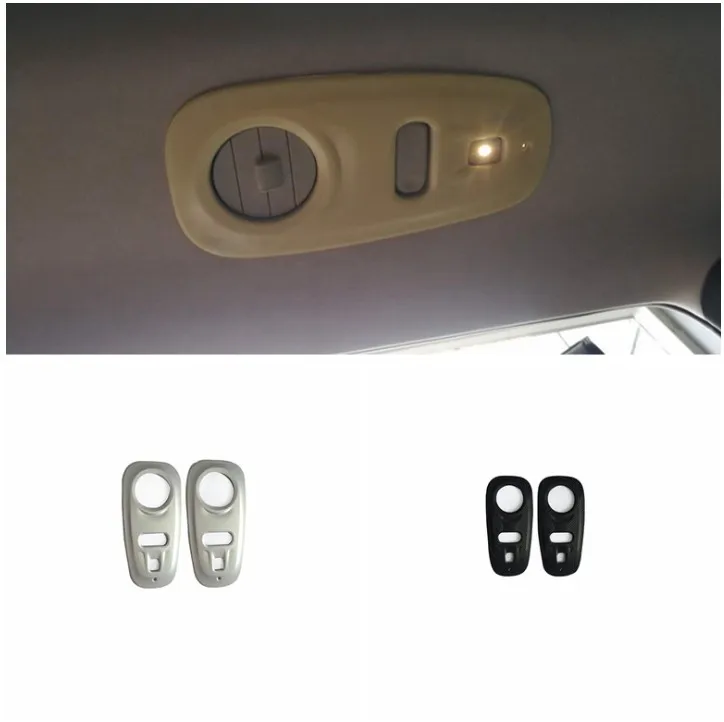 Car Rear Top AC outlet Reading light  Cover Trim Sticker Carbon Fiber ABS Fit For Jeep Commander