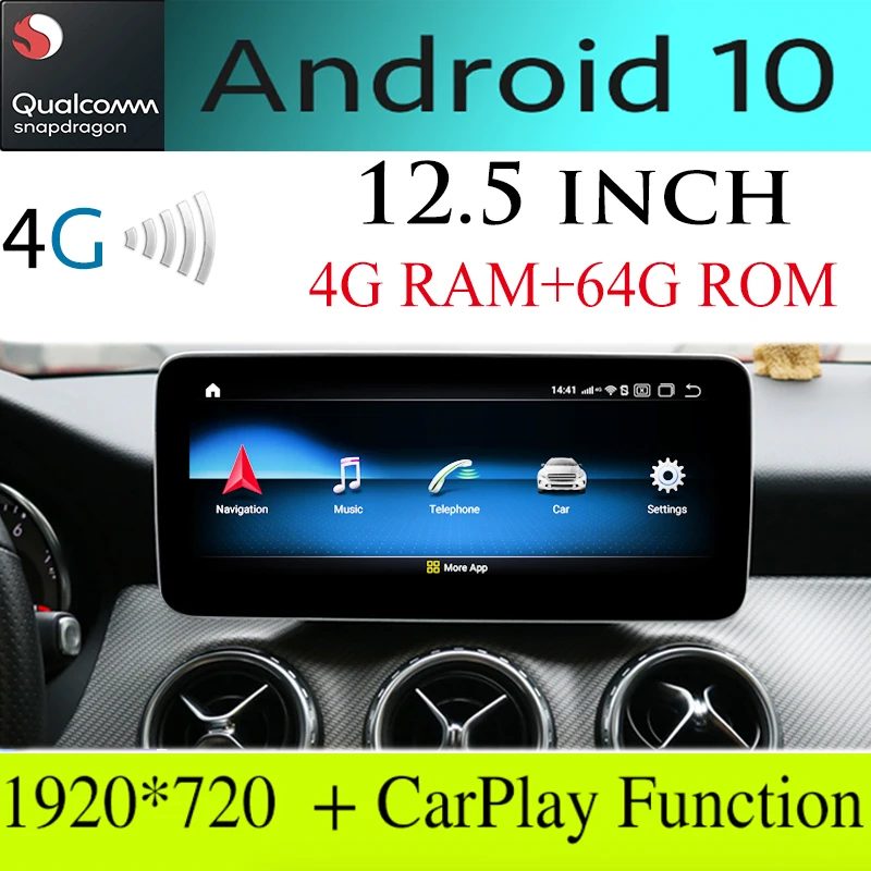 For Mercedes Benz CLA 45 A180 200 250 MB C117 X117 NTG Navi Car Stereo Audio Navigation GPS IPS Android 10.25 /12.5 Touch Screen