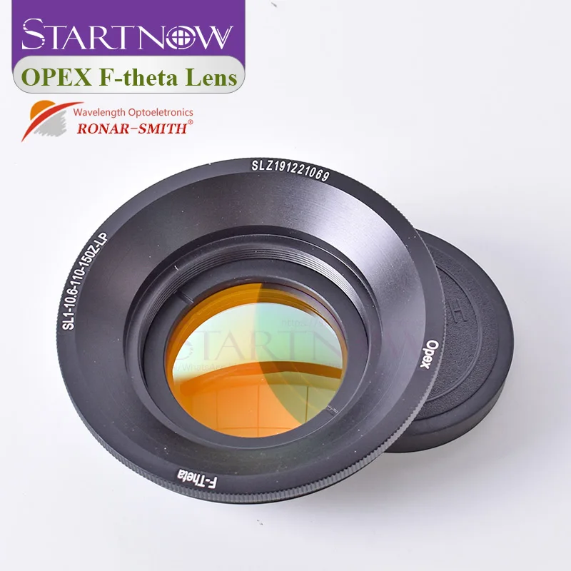 Imagem -03 - Lente do Foco do Campo do Laser para a Máquina de Marcação Comprimento de Onda Ótico Co2 Lente F-theta Rosca Znse M85 mm 140x140 175x175 10.6um