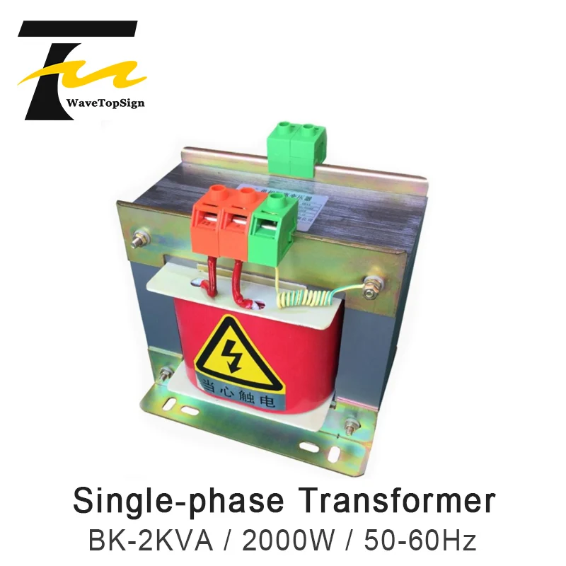 

WaveTopSign BK-2KVA 2000W 50-60Hz Single-phase Control Isolation Transformer Input 220 Output 110V 60V