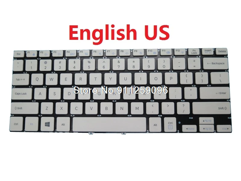 

Laptop Keyboard For Samsung NP910S3J 910S3J English US Korea KR Without Frame New