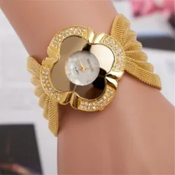 Joylove Fashion Fabulous Lady Diamond Bracelet Watch Mirror Luxury Quartz Watch Watch Women Luxury Stainless Relojes Para Mujer