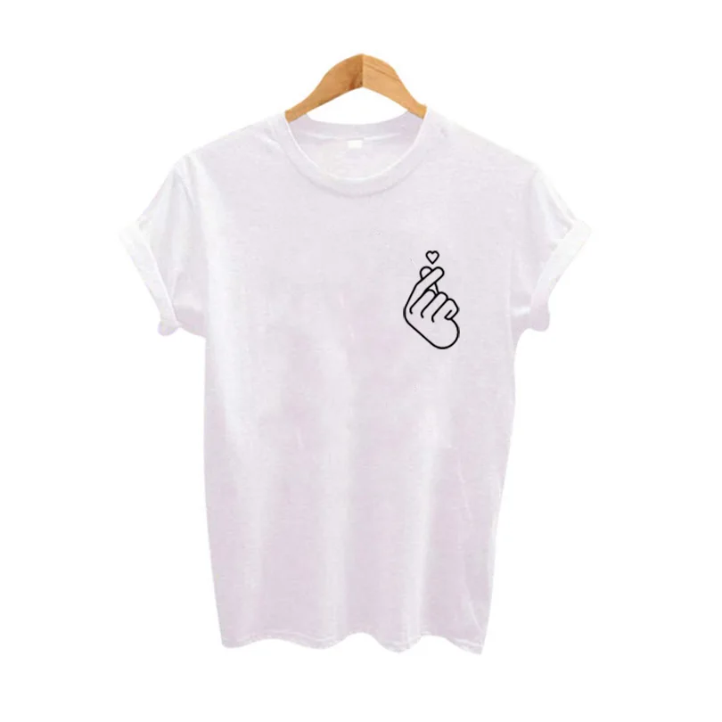 

Harajuku Graphic Tee Shirt Hipster Pocket Print T-shirt Femme Tumblr Womens Clothing T Black White Cotton Tops Cute