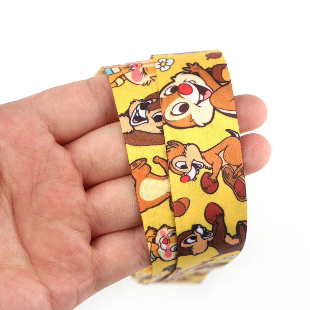 YQ197 Chip Dale Squirrels Lanyard Keychain Neck Strap Phone Rope Key Cord for Pendants Key ID Badge Holder Lariat for Kids Gift