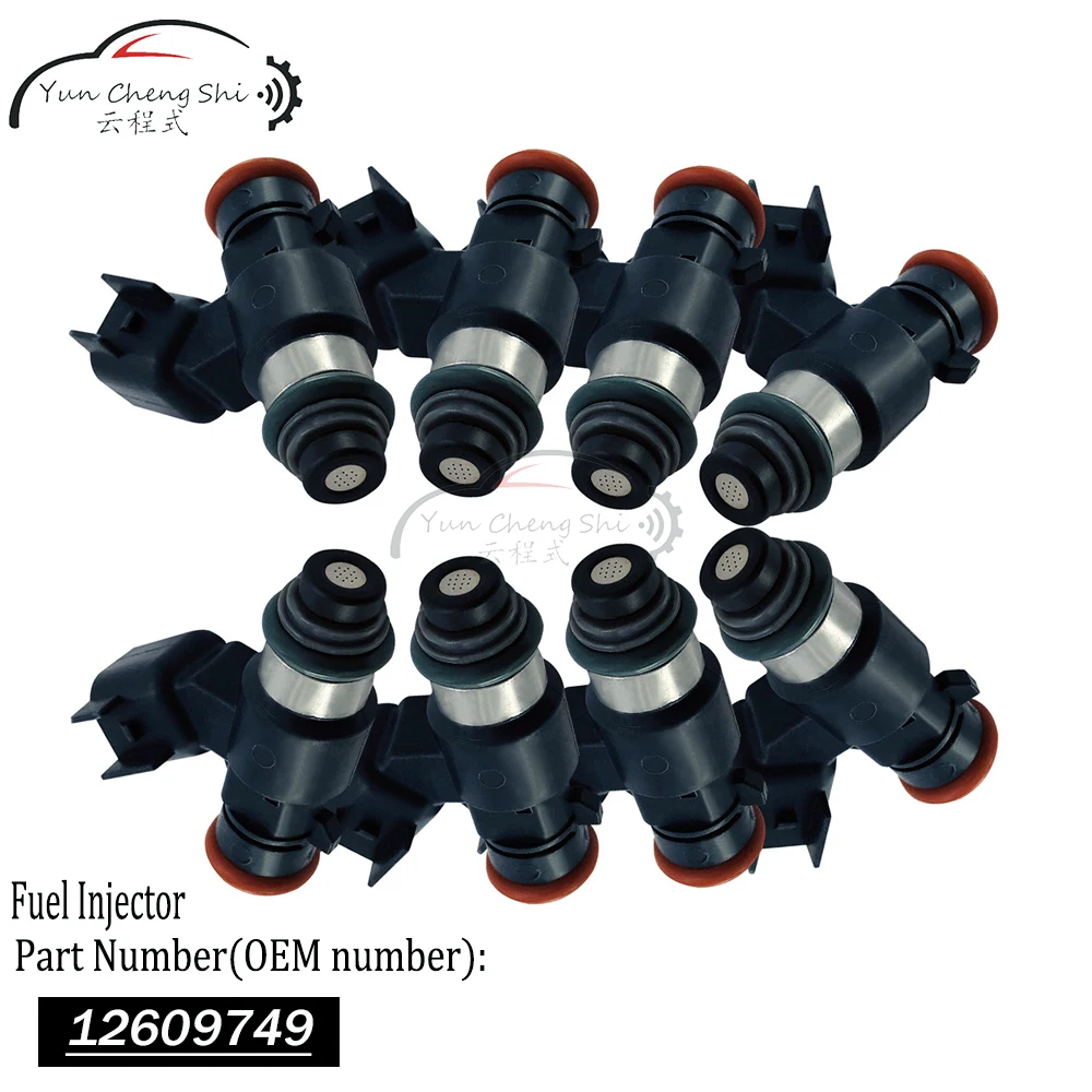 

8PCS 12609749 Fuel Injector For 09-14 Cadillac Chevrolet GMC 6.2L 217-3410